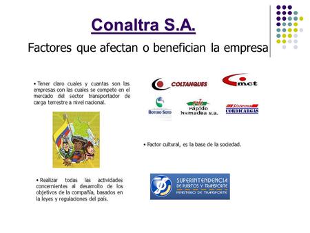 Factores que afectan o benefician la empresa