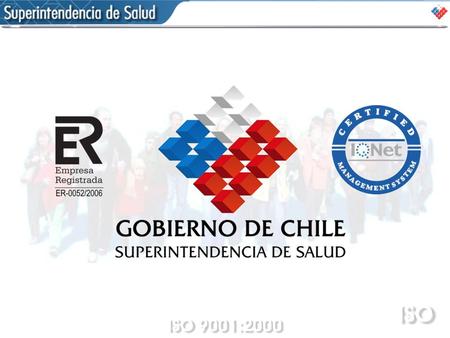 La Conversión a IFRS o NIIF en las Isapres DR. MANUEL INOSTROZA PALMA SUPERINTENDENTE DE SALUD.