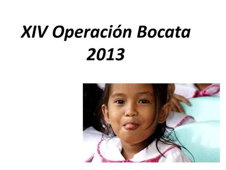 XIV Operación Bocata 2013. Nuestro Proyecto se desarrolla en el Sur de Quito, la capital de Ecuador QUITO.