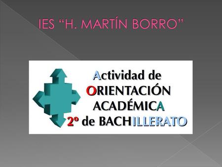 IES “H. MARTÍN BORRO”.