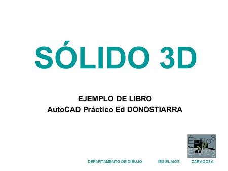 EJEMPLO DE LIBRO AutoCAD Práctico Ed DONOSTIARRA