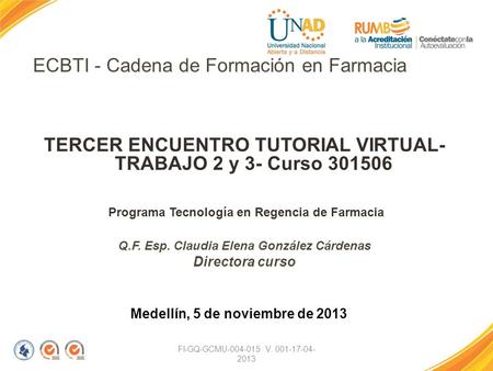 TERCER ENCUENTRO TUTORIAL VIRTUAL-TRABAJO 2 y 3- Curso