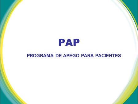 PROGRAMA DE APEGO PARA PACIENTES