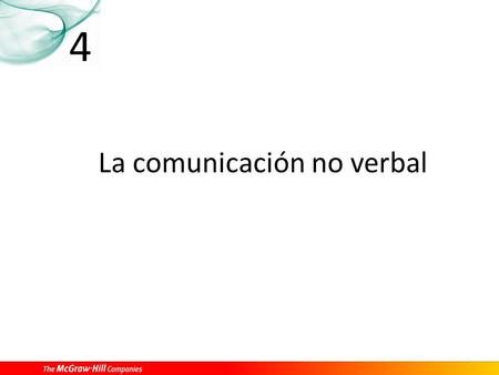 La comunicación no verbal