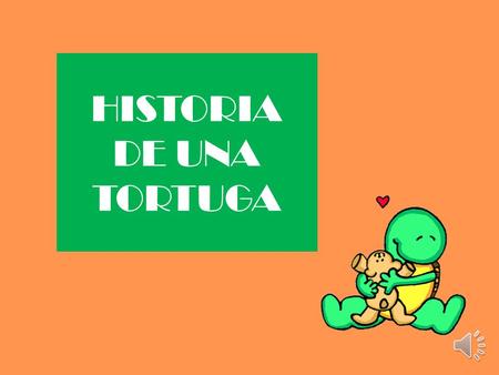 HISTORIA DE UNA TORTUGA.