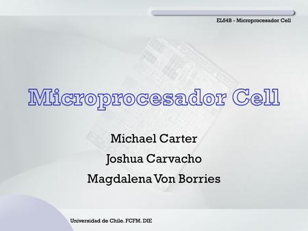 Michael Carter Joshua Carvacho Magdalena Von Borries 1.