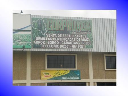 La Comercial y Distribuidora de Productos Agrícolas C.A (CORPRUACA) es una empresa privada, constituida en fecha 10/11/1989 con domicilio Fiscal en la.