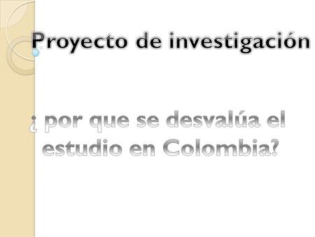 Este trabajo es realizado con el fin de analizar los factores principales que influyen para que en Colombia se desprestigie el trabajo en el medio audiovisual.