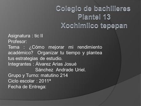 Colegio de bachilleres