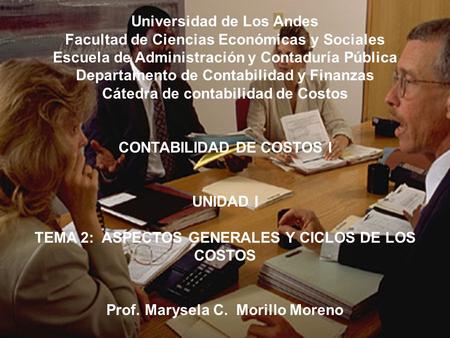 Universidad de Los Andes Facultad de Ciencias Económicas y Sociales