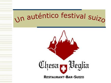 Bienvenido al único restaurante suizo en la ciudad de Puebla enclavado en su Centro Histórico.