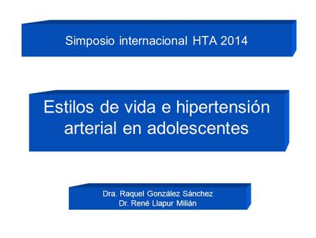 Simposio internacional HTA 2014
