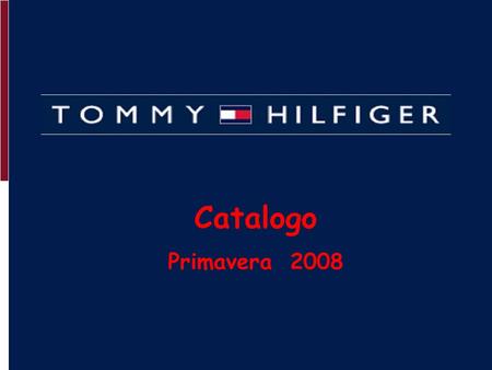 Catalogo Primavera 2008.