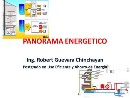 PANORAMA ENERGETICO Ing. Robert Guevara Chinchayan