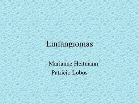 Marianne Heitmann Patricio Lobos