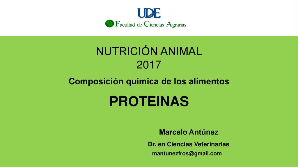 PROTEINAS Nutrición Animal 2017 Composición química de los alimentos - ppt  descargar