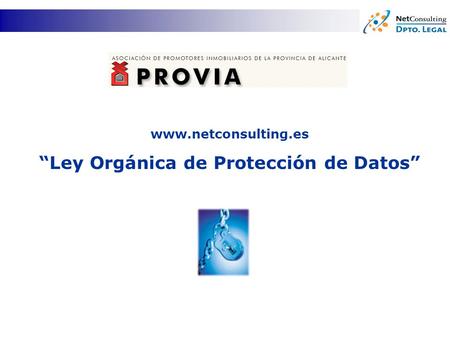 “Ley Orgánica de Protección de Datos”