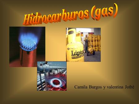 Hidrocarburos (gas) Camila Burgos y valentina Jofré.
