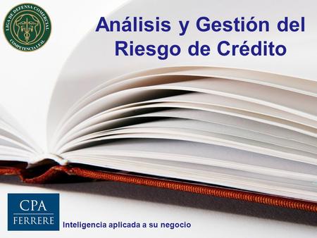 Análisis y Gestión del Riesgo de Crédito