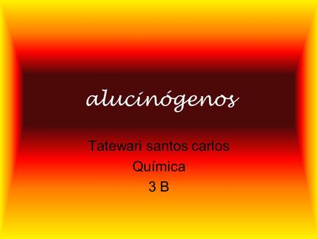 Tatewari santos carlos Química 3 B