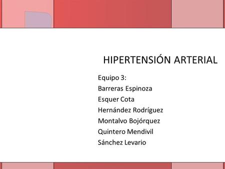 HIPERTENSIÓN ARTERIAL