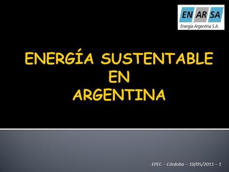 ENERGÍA SUSTENTABLE EN ARGENTINA