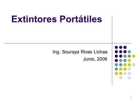 Extintores Portátiles