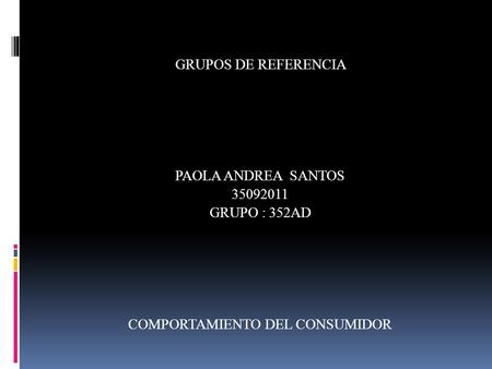 COMPORTAMIENTO DEL CONSUMIDOR