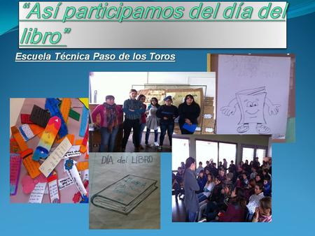 “Así participamos del día del libro”