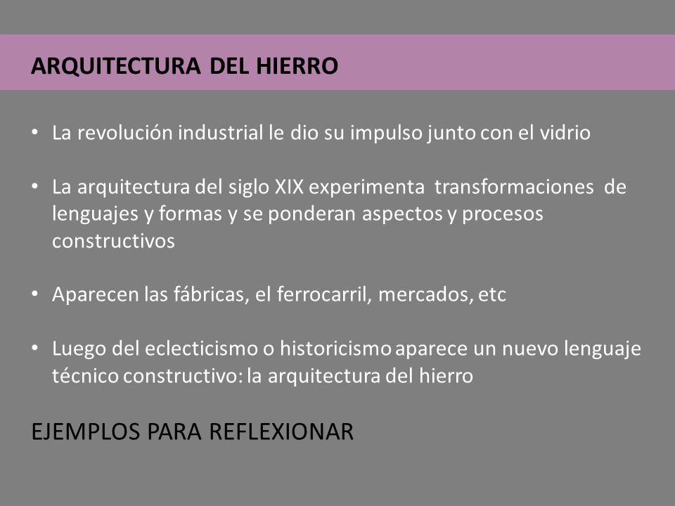 ARQUITECTURA DEL HIERRO - ppt video online descargar