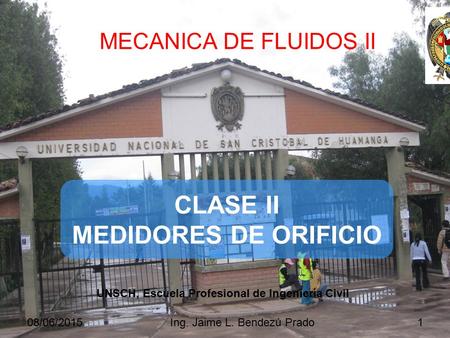 CLASE II MEDIDORES DE ORIFICIO