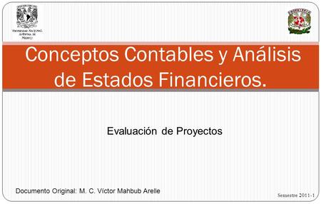 Conceptos Contables y Análisis de Estados Financieros.