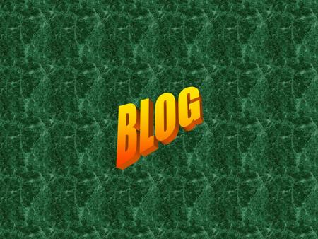 QUE ES UN BLOG Un blog, o en español también una bitácora, es un sitio web periódicamente actualizado que recopila cronológicamente textos o artículos.