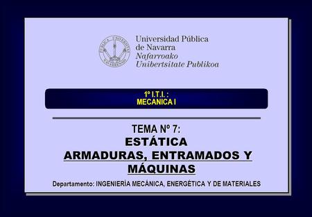 Departamento: INGENIERÍA MECÁNICA, ENERGÉTICA Y DE MATERIALES