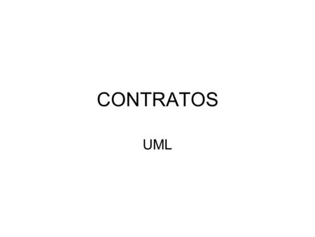 CONTRATOS UML.