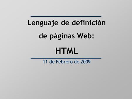 Lenguaje de definición