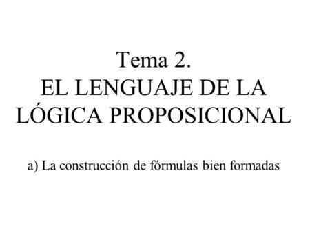 Cuando el lenguaje falla…