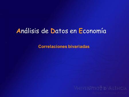 Análisis de Datos en Economía