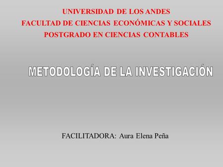 METODOLOGÍA DE LA INVESTIGACIÓN