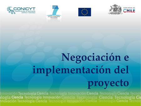 Negociación e implementación del proyecto
