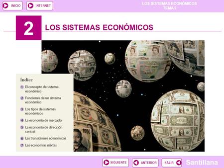 2 LOS SISTEMAS ECONÓMICOS.