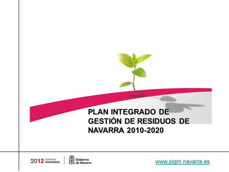 PLAN INTEGRADO DE GESTIÓN DE RESIDUOS DE NAVARRA