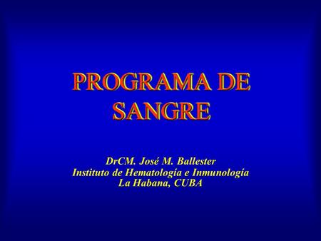 Instituto de Hematología e Inmunología