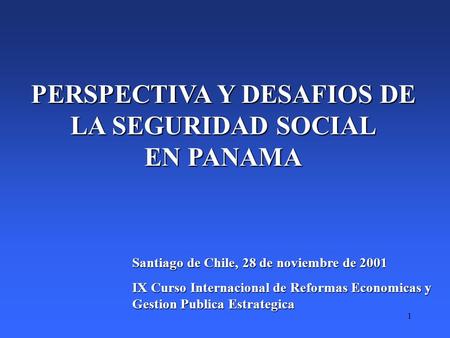 PERSPECTIVA Y DESAFIOS DE