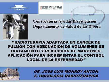Convocatoria Ayudas Investigación Departamento de Salud de La Ribera