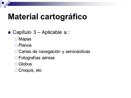 Material cartográfico