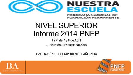 NIVEL SUPERIOR Informe 2014 PNFP