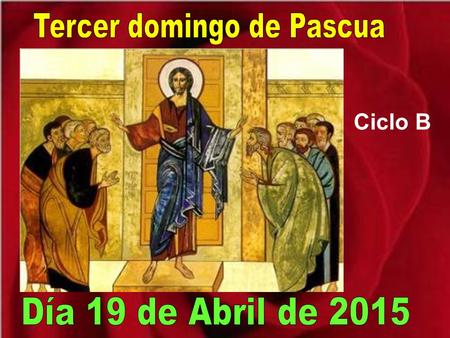 Tercer domingo de Pascua