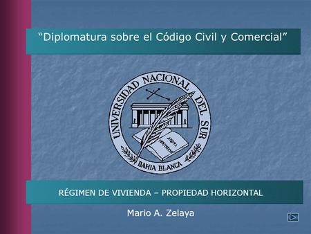 “Diplomatura sobre el Código Civil y Comercial”