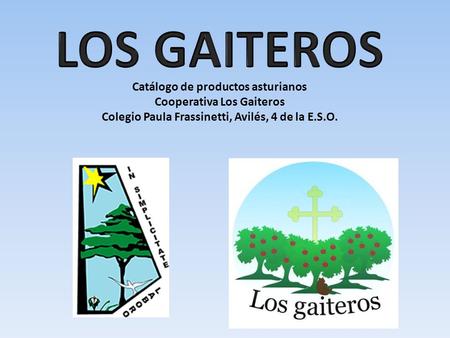LOS GAITEROS Catálogo de productos asturianos Cooperativa Los Gaiteros